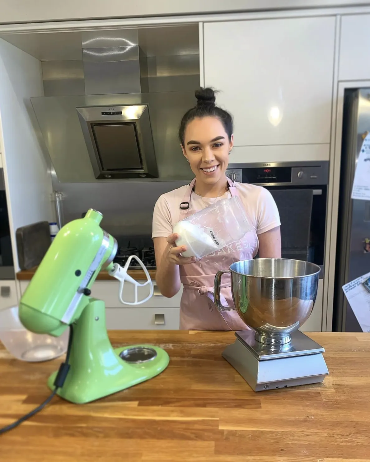 Isabel in the kitchen