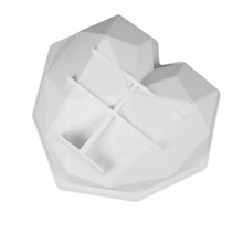 Load image into Gallery viewer, Love Heart Shape Geometric Silicone Cake Mould
