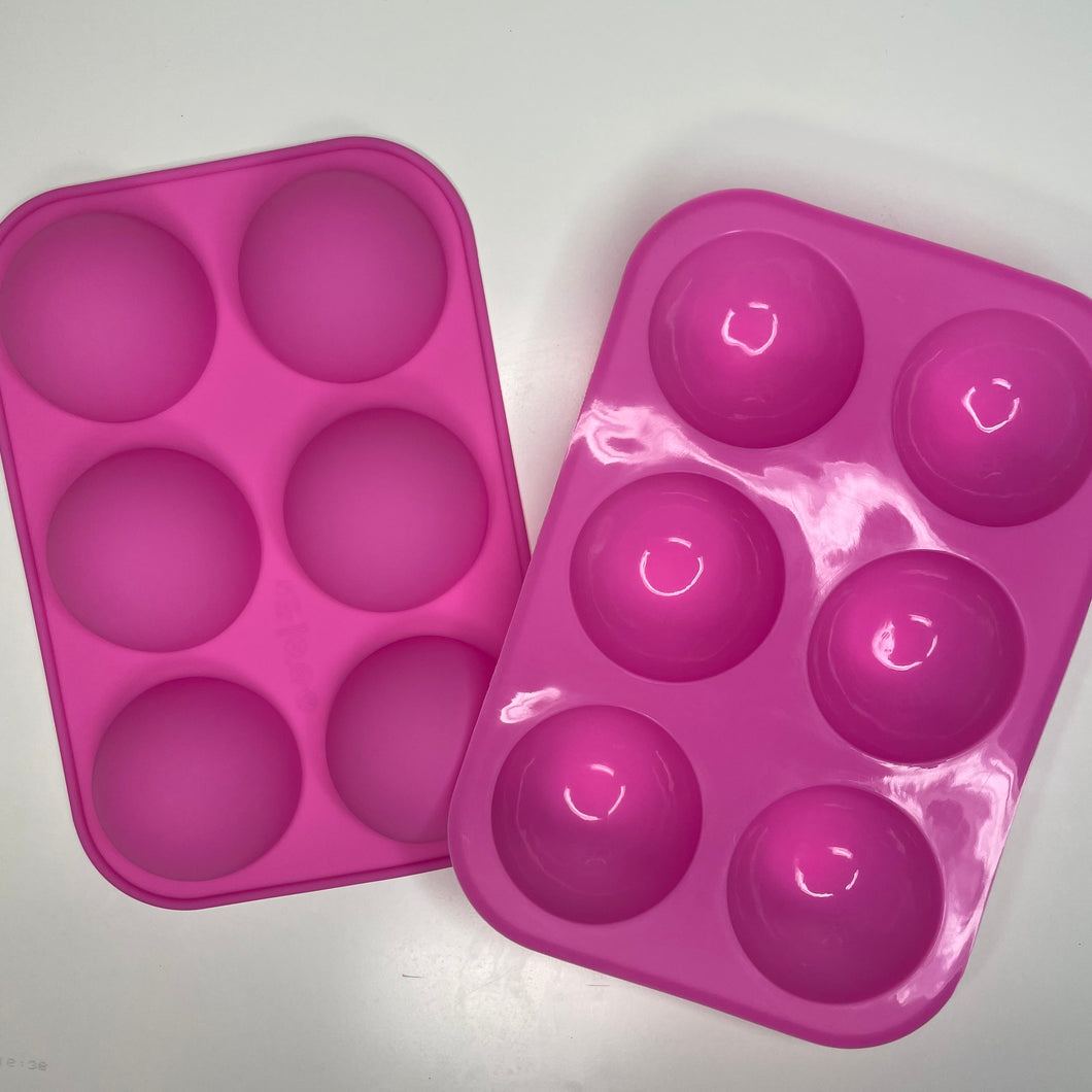 Sphere 6 hole silicone mould🟣